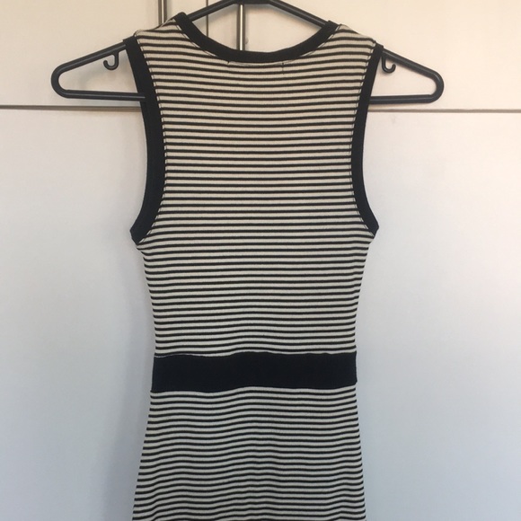 One❤️Clothing Los Angeles Striped Tank Fitted Midi Cut Out Dress - Picture 9 of 17